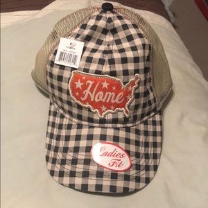 Buffalo Plaid HOME baseball cap